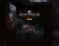 PROJECT / New World Landing Page