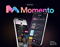 Momento - social media & NFT selling mobile app