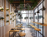 Interior of Restaurant-Designed by UR Designs
