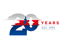 20th Anniversary logo for Masterbulk Shipping