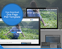 Themepie  |  Free One Page PSD Web Template