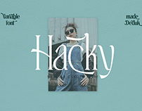 Hacky - Luxury Serif Family