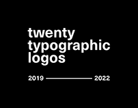 twenty typographic logos