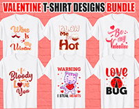 valentine T Shirt Design Bundle