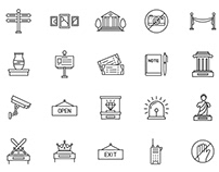20 Museum Vector Icons