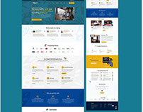 digital marketing agency website redesign in figma