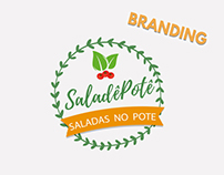 Menu and logo created for SaladêPotê