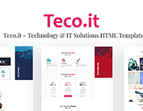 Technology & IT Solutions HTML Website Template