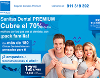 Landing page - Sanitas Dental PREMIUM