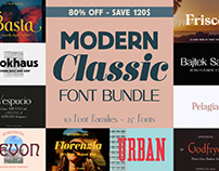 Modern Classic Font Bundle