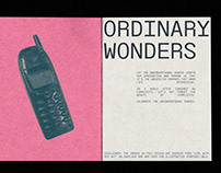 Editorial Design | Ordinary Wonders