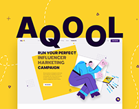 Aqool : UI/UX for marketing platform