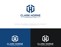 Clark Horne Construction Logo Design