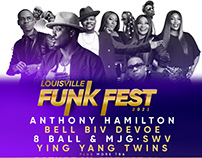 Louisville Funk Fest 2021 Event flyer