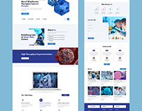 Unique and Innovative Homepage Design | EBOVIR