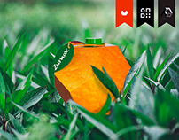Zumox, orange juice packaging (Student Project)