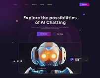 AI-Chatting Landing page