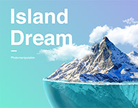 Photomanipulation Island Dream