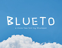 Blueto free font for commercial use