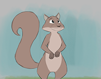 Squirrel Character design