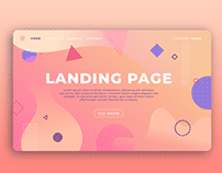 Application Landing Page