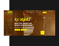 Kombat Group website design and development