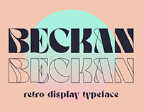 FREE | Beckan - Retro Display Typeface