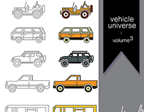 Vehicle universe Volume 3 free icon set