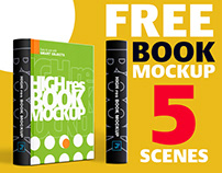 FREE High resolution Book Mockup