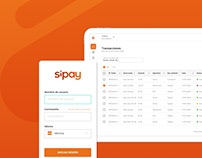 Dashboard para operativa bancaria - Sipay