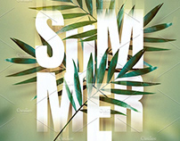 Summer Flyer Template (PSD)