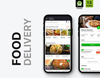 FOOD DELIVERY UI KIT with android code