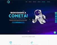 Marketing Agency Website - Space Concept