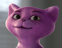 Whiskas Purple Cat