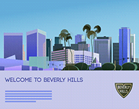 Beverly Hills Postcard