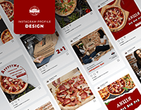 Instagram Profile Design / Pizza HUNTER /SMM