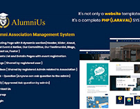 Laravel Association Management System Website Template