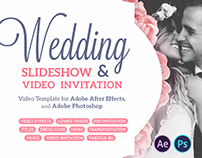 Wedding Slideshow and Invitation | After Effects Templa