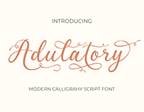 Adulatory - Modern Script Font