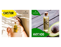 Castor and Avocado Oil Social Media