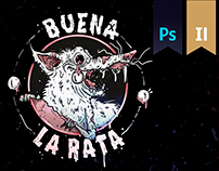 Buena la Rata // SkateBoards illustration