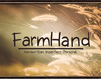 FarmHand: Earthy, Handwritten Font