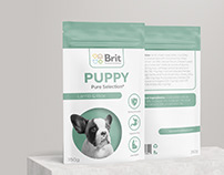 Brit pet food - packaging design