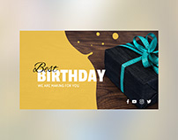 Yellow Best Birthday - free Google Slides Presentation