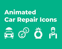 Animated Car Repair Icons