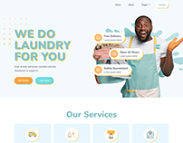 Laundry Service WordPress Website