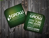 Grow- Young Adult Ministry Branding