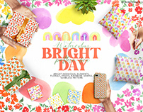 Watercolour Bright Day pattern box