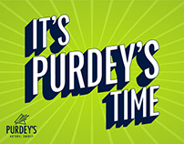 It's Purdey's Time - Social, DOOH & OOH Campaign