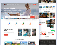 Travel Website UI Design